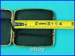 Vintage Post WW2 Japanese Japan Mixed Metal Cigarette Case Holder Wallet