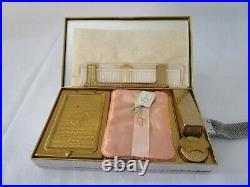 Vintage Purse EVANS Compact Wristlet Cigarette Lipstick Powder Case