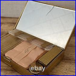 Vintage Purse EVANS Compact Wristlet Cigarette Lipstick Powder Case