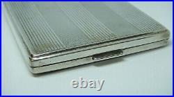 Vintage Scandinavian 830 Silver Presentation Cigarette Case Very Nice