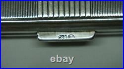 Vintage Scandinavian 830 Silver Presentation Cigarette Case Very Nice