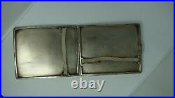 Vintage Scandinavian 830 Silver Presentation Cigarette Case Very Nice