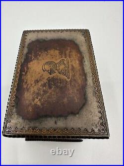 Vintage Sheffield Cigarette/Card Silver Box Knight Head