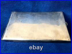 Vintage Silver Sovath Oriental Engraved Repousse Cigarette Case