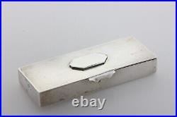 Vintage Sterling Silver 925 Small Snap Catch Cigarette Case Box