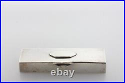 Vintage Sterling Silver 925 Small Snap Catch Cigarette Case Box