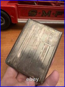 Vintage Sterling Silver Cigarette Case 103 grams