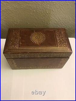 Vintage Table Cigarette Box 1970s Handmade Preroller Holder Smoke Box