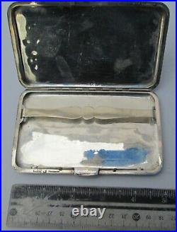 Vintage Thai Sterling Silver Cigarette Case (Gift from Thai Prime Minister)