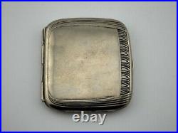 Vintage USSR Ukraine Cigarette Box Case Silver Metal Gift Souvenir Collectibles