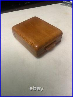 Vintage Wood Cigarette Case Box