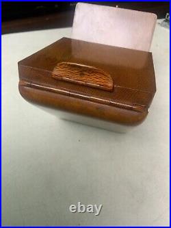 Vintage Wood Cigarette Case Box