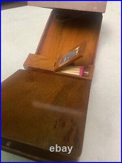 Vintage Wood Cigarette Case Box