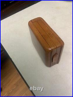 Vintage Wood Cigarette Case Box