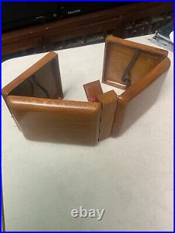 Vintage Wood Cigarette Case Box