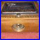 Vintage Wooden Pocket Watch Brevet 128780 Cigarette Dispenser Box