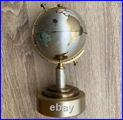 Vintage World Globe Cigarette Case Holder, 1960s Vintage Cigarette Dispenser