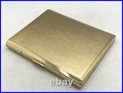 Vintage YVES SAINT LAURENT YSL Logo Cigarette Holder Case Gold/Black/Blue