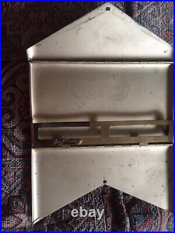 Vintage letterhead cigarette case brass Circa 1939 Worlds Fair Stamped