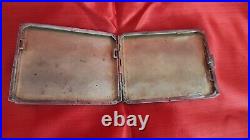 Vintage silver cigarette case Europe 1920-1940 Art Deco 900