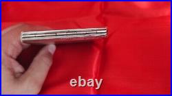 Vintage silver cigarette case Europe 1920-1940 Art Deco 900