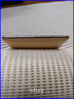 Vtg Ivory Colored Celluloid Marcasite Cigarette Case Made France WW2 Sweetheart