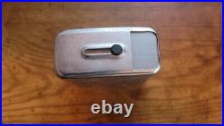 Vtg Park Industries Aluminum Slide Top Cigarette Case & Matching Zippo Lighter