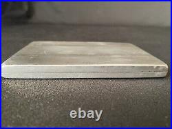 Vtg Sterling Silver Art Deco Cigarette Case LB Levesley Brothers Sheffield