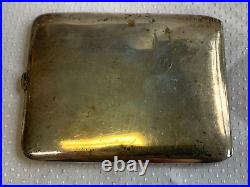 Vtg Sterling Silver Elgin USA Cigarette Holder Case 114.82g Monogrammed