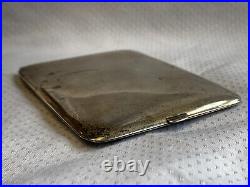 Vtg Sterling Silver Elgin USA Cigarette Holder Case 114.82g Monogrammed