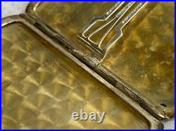 Vtg Sterling Silver Elgin USA Cigarette Holder Case 114.82g Monogrammed