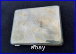 WW1 Antique 1910s Russian Cigarette Case Silver 84 Sterling Vintage Weight 303gr