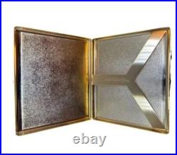 YSL Vintage Rare Gold Plated Jungle Cigarette Case